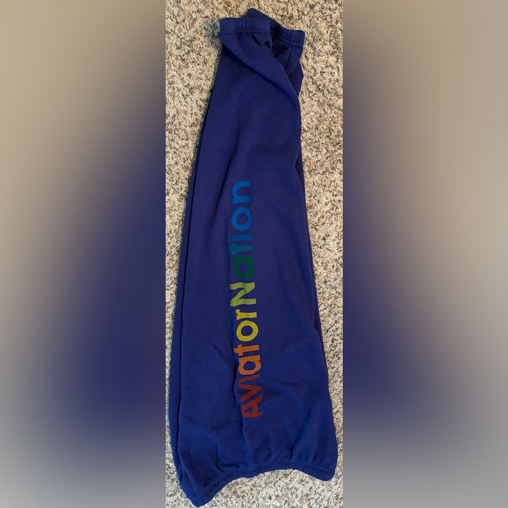 Aviator Nation Women’s size XL purple sweatpants. Never worn. Brand new.
